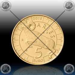 5 EVRO SAN MARINO 2018 "HOROSKOP - OVEN" UNC